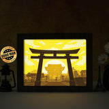 Torii gate – Paper Cut Light Box File - Cricut File - 8x10 Inches - LightBoxGoodMan - LightboxGoodman