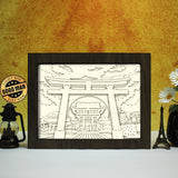 Torii gate – Paper Cut Light Box File - Cricut File - 8x10 Inches - LightBoxGoodMan - LightboxGoodman