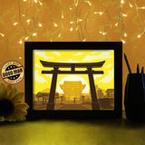 Torii gate - Paper Cutting Light Box - LightBoxGoodman - LightboxGoodman