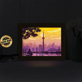 Toronto - Paper Cut Light Box File - Cricut File - 8x10 Inches - LightBoxGoodMan - LightboxGoodman