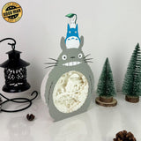 Totoro 1 - Totoro Papercut Lightbox File - 11x6.3" - Cricut File - LightBoxGoodMan - LightboxGoodman