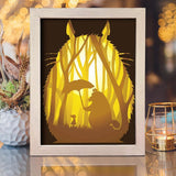 Totoro 5 Layers – Paper Cut Light Box File - Cricut File - 20x26cm - LightBoxGoodMan - LightboxGoodman