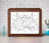 Totoro 7 – Paper Cut Light Box File - Cricut File - 20x26cm - LightBoxGoodMan - LightboxGoodman