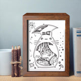 Totoro 8 – Paper Cut Light Box File - Cricut File - 20x26cm - LightBoxGoodMan - LightboxGoodman