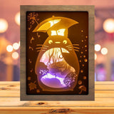 Totoro 8 - Paper Cutting Light Box - LightBoxGoodman