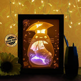 Totoro 8 - Paper Cutting Light Box - LightBoxGoodman - LightboxGoodman