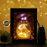 Totoro 8 - Paper Cutting Light Box - LightBoxGoodman - LightboxGoodman