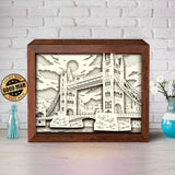 Tower Bridge - Paper Cut Light Box File - Cricut File - 8x10 Inches - LightBoxGoodMan - LightboxGoodman