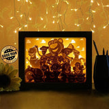 Toy Story 3 - Paper Cutting Light Box - LightBoxGoodman - LightboxGoodman