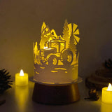 Tractor - 3D Dome Lantern File - Cricut File - LightBoxGoodMan