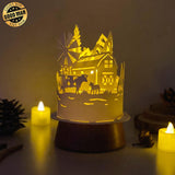 Tractor - 3D Dome Lantern File - Cricut File - LightBoxGoodMan - LightboxGoodman