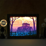 Tractor – Paper Cut Light Box File - Cricut File - 20x26cm - LightBoxGoodMan - LightboxGoodman