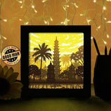 Tran Quoc Pagoda - Paper Cutting Light Box - LightBoxGoodman - LightboxGoodman