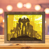 Transformers 1 - Paper Cutting Light Box - LightBoxGoodman