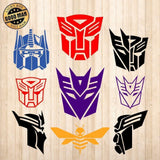 Transformers - Cricut File - Svg, Png, Dxf, Eps - LightBoxGoodMan - LightboxGoodman