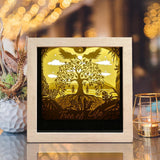 Tree Of Life Square – Paper Cut Light Box File - Cricut File - 20x20cm - LightBoxGoodMan - LightboxGoodman