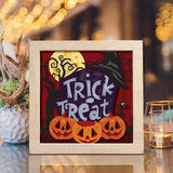 Trick Or Treat 2 – Paper Cut Light Box File - Cricut File - 20x20cm - LightBoxGoodMan - LightboxGoodman