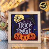 Trick Or Treat 2 – Paper Cut Light Box File - Cricut File - 20x20cm - LightBoxGoodMan - LightboxGoodman