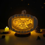 Trick Or Treat - 3D Pop-up Light Box Pumpkin File - Cricut File - LightBoxGoodMan - LightboxGoodman