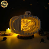 Trick Or Treat - 3D Pop-up Light Box Pumpkin File - Cricut File - LightBoxGoodMan - LightboxGoodman