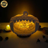 Trick Or Treat - 3D Pop-up Light Box Pumpkin File - Cricut File - LightBoxGoodMan - LightboxGoodman