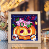 Trick Or Treat 5 – Paper Cut Light Box File - Cricut File - 20x20cm - LightBoxGoodMan