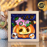 Trick Or Treat 5 – Paper Cut Light Box File - Cricut File - 20x20cm - LightBoxGoodMan - LightboxGoodman