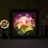 Tropical – Paper Cut Light Box File - Cricut File - 8x8 inches - LightBoxGoodMan - LightboxGoodman