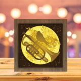 Trumpet - Paper Cutting Light Box - LightBoxGoodman