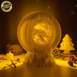 Turtle 1 - 3D Pop-up Light Box Globe File - Cricut File - LightBoxGoodMan - LightboxGoodman