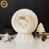 Turtle 1 - 3D Pop-up Light Box Globe File - Cricut File - LightBoxGoodMan - LightboxGoodman