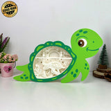 Turtle 3 - Turtle Papercut Lightbox File - 10x6" - Cricut File - LightBoxGoodMan - LightboxGoodman