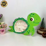 Turtle 3 - Turtle Papercut Lightbox File - 10x6" - Cricut File - LightBoxGoodMan - LightboxGoodman