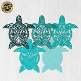 Turtle - Paper 3D Layered File - Cricut File - 20x20cm - LightBoxGoodMan - LightboxGoodman