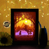 Unicorn 1 - Paper Cutting Light Box - LightBoxGoodman - LightboxGoodman