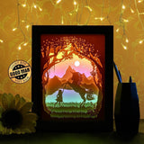 Unicorn 1 - Paper Cutting Light Box - LightBoxGoodman - LightboxGoodman