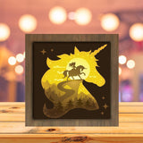 Unicorn 2 - Paper Cutting Light Box - LightBoxGoodman - LightboxGoodman