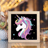 Unicorn 3 – Paper Cut Light Box File - Cricut File - 20x20cm - LightBoxGoodMan - LightboxGoodman