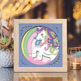 Unicorn 5 – Paper Cut Light Box File - Cricut File - 8x8 inches - LightBoxGoodMan