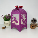 Unicorn - Paper Cut Lantern File - Cricut File - 10,5x20,6cm - LightBoxGoodMan - LightboxGoodman