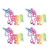 Unicorn Spectrum Stickers - Cricut File - Svg, Png, Dxf, Eps - LightBoxGoodMan