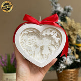 Valentine 1 - 3D Heart Lantern File - Cricut File - LightBoxGoodMan - LightboxGoodman