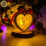 Valentine 2 - 3D Heart Lantern File - Cricut File - LightBoxGoodMan - LightboxGoodman