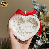 Valentine 5 - 3D Heart Lantern File - Cricut File - LightBoxGoodMan - LightboxGoodman