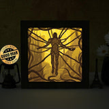 Vecna Square - Paper Cut Light Box File - Cricut File - 20x20cm - LightBoxGoodMan - LightboxGoodman