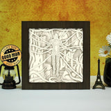 Vecna Square - Paper Cut Light Box File - Cricut File - 20x20cm - LightBoxGoodMan - LightboxGoodman