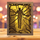 Vecna (Stranger Things) - Paper Cutting Light Box - LightBoxGoodman - LightboxGoodman