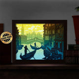 Venice – Paper Cut Light Box File - Cricut File - 8x10 Inches - LightBoxGoodMan - LightboxGoodman