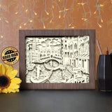 Venice - Paper Cutting Light Box - LightBoxGoodman - LightboxGoodman