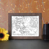 Viking 1 - Paper Cutting Light Box - LightBoxGoodman - LightboxGoodman